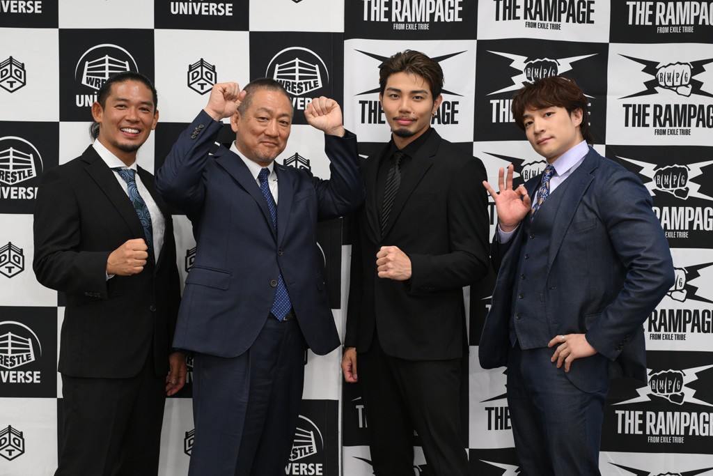 “THE RAMPAGE”武知海青がプロレスラーとしてDDTに入団し、7・13後楽園で初戦へ！「やるからにはテッペン取りたい。いつかはベルトにチャレンジしたい」