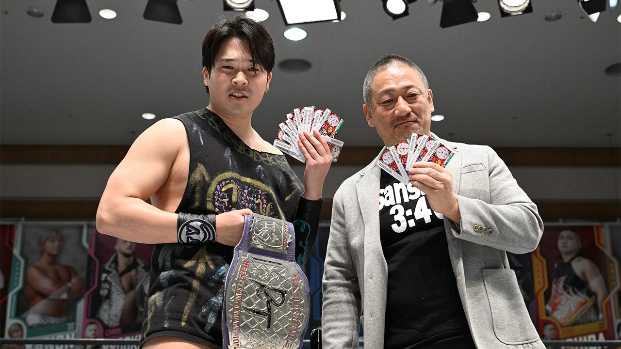 【公開調印式】髙木三四郎がTo-yとのEXTREME王座戦～ウエポンギャンブルに悲壮決意！「勝って今まで投資したポケットマネーを全部回収します」