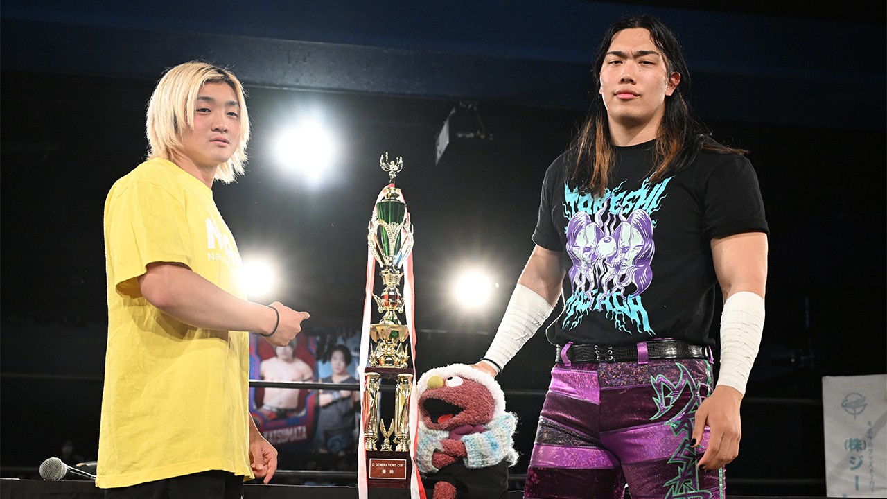 【公開記者会見】2・22後楽園での「D GENERATIONS CUP 2026」優勝決定戦を前に正田壮史、須見和馬が一歩も引かず！　正田「優勝してトロフィー片手にUNIVERSALまでたどりつく」　須見「正田壮史を超えて優勝する」
