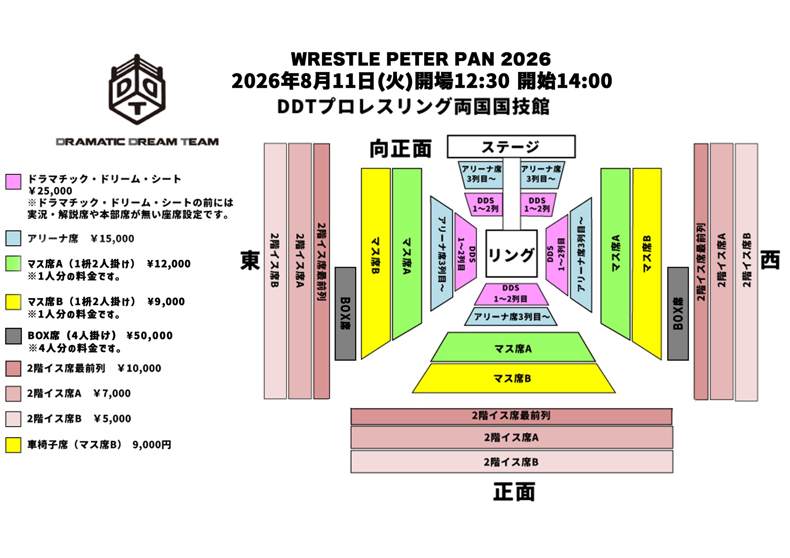 8月11日「WRESTLE PETER PAN 2026」両国国技館大会チケット詳細&特別参戦選手決定／“THE RAMPAGE”武知海青の参戦が決定！　チケットは2月26日よりUNIVERSE会員先行&LINEメンバーシップ先行受付スタート！