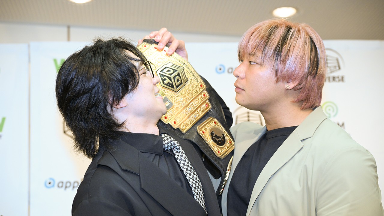 【公開調印式】KO-D無差別級王座初挑戦のKANONが覚悟の出陣「この4年間のすべてを上野勇希にぶつけたい」