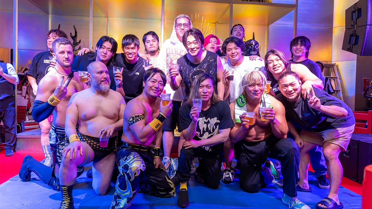 DDT×グランハマー 路上プロレス新橋"武将横丁"決戦