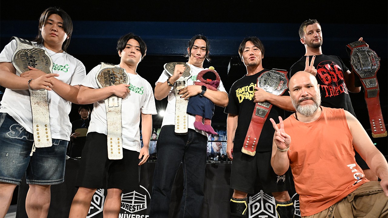 【公開調印式】7・26後楽園でのKO-Dタッグ選手権試合、paleyouthがベルト奪取を誓う「KO-Dタッグのツラい思い出、今回のタイトルマッチで明るい、楽しい思い出に変えるためにもやってまいります」(正田)