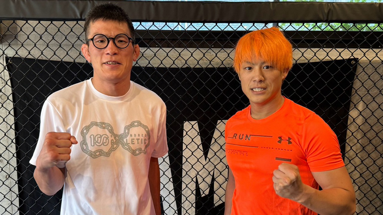 【公開練習】宮脇純太が青木真也とのKO-Dタッグ王座獲り誓う！「ベルトを持って超RIZINの花道を歩いて欲しい」