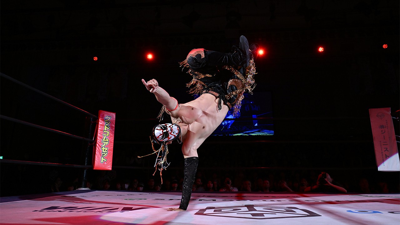 12月27日後楽園大会特別参戦選手決定／“O-MENZ”隈取の参戦が決定！　チケットは明日より一般販売スタート！